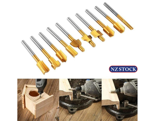 10Pcs HSS Dremel Rotary Tools