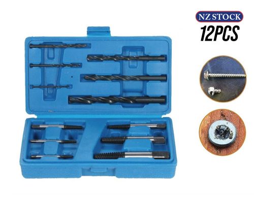 12Pcs Drill Bits Screw Extractor