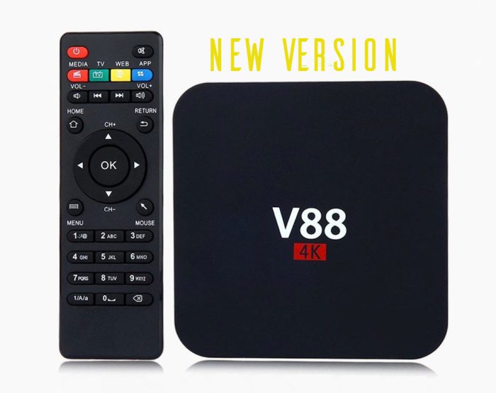 V88 4K Android 10.1 TV Box 1g 8g