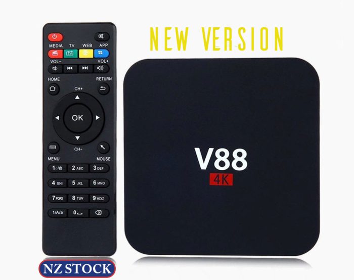 V88 4K Android 10.1 TV Box 1g 8g