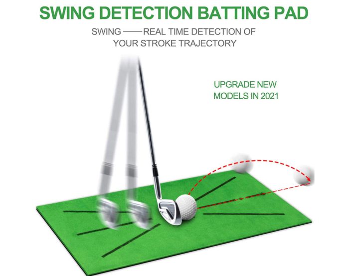 Golf Training Mat for Swing Detection