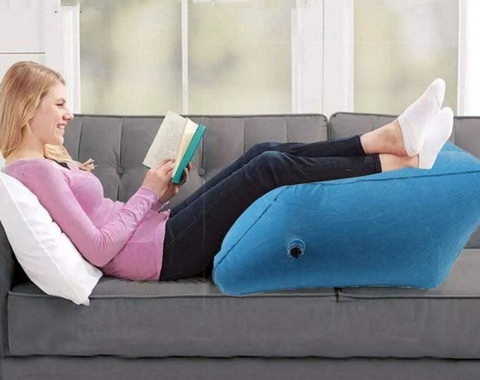 Inflatable Pillow for Leg Elevation