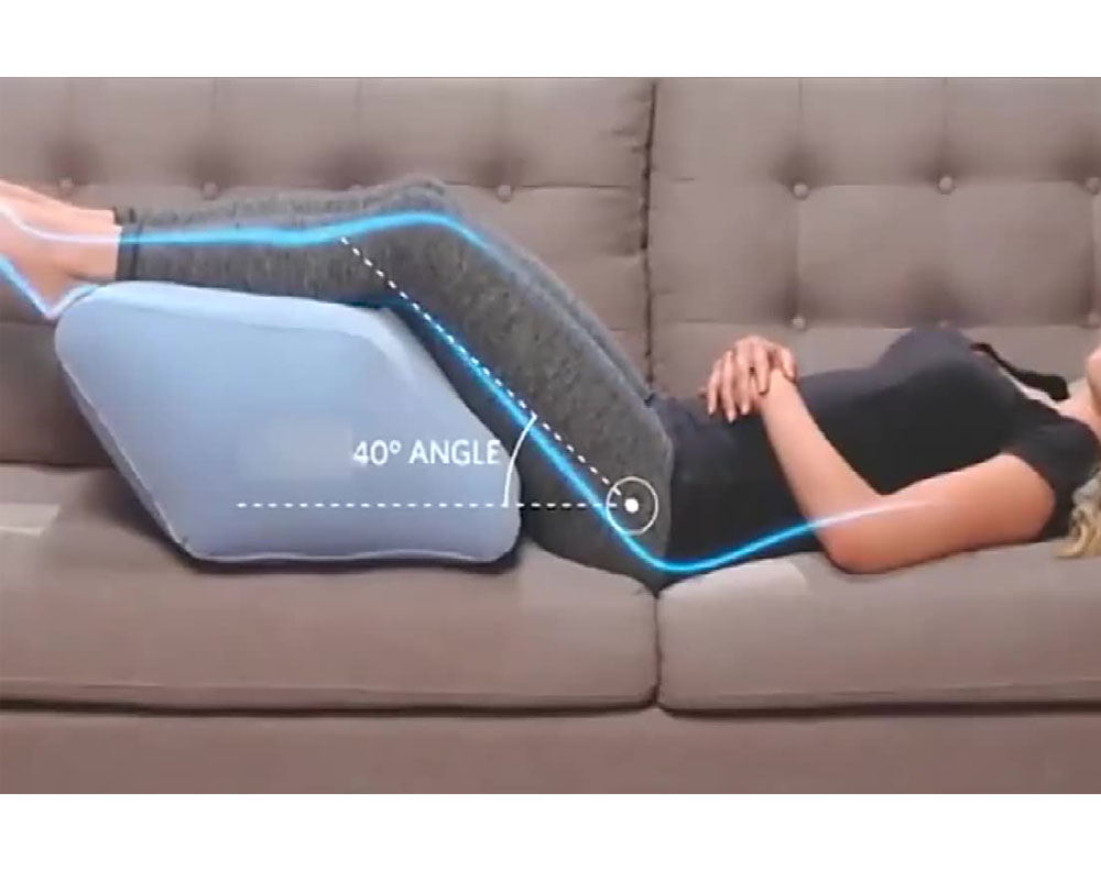 Inflatable Pillow for Leg Elevation