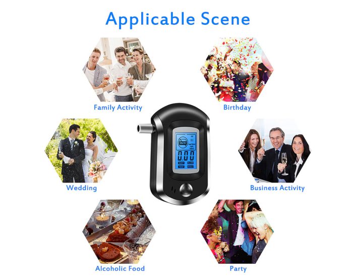 DIGITAL BREATHALYZER TESETER