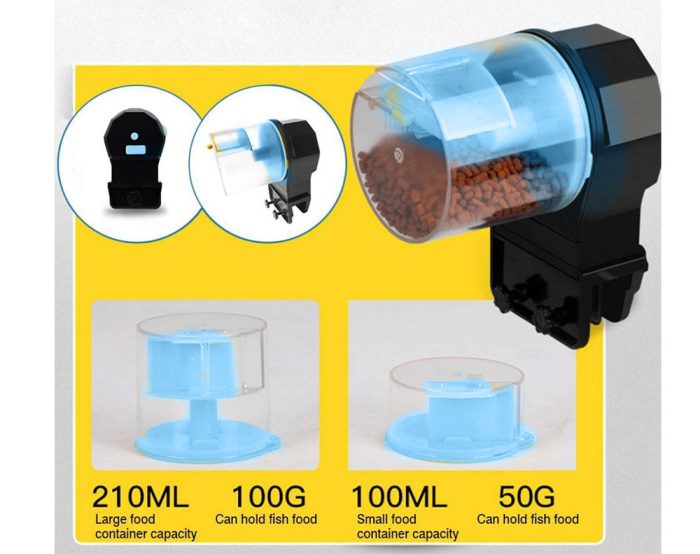 Automatic Fish Feeder with 2 Dispensers