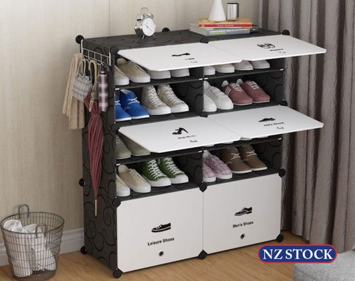 SHOE STORAGE RACK WHITE