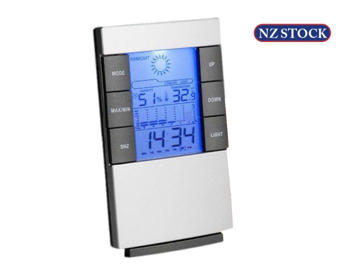 Digital Thermometer Humidity Clock