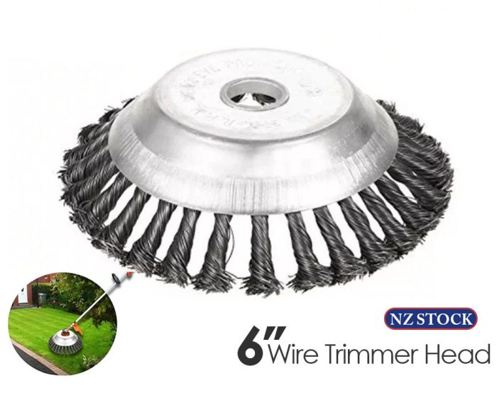 KNOTTED WIRE TRIMMER HEAD 6"