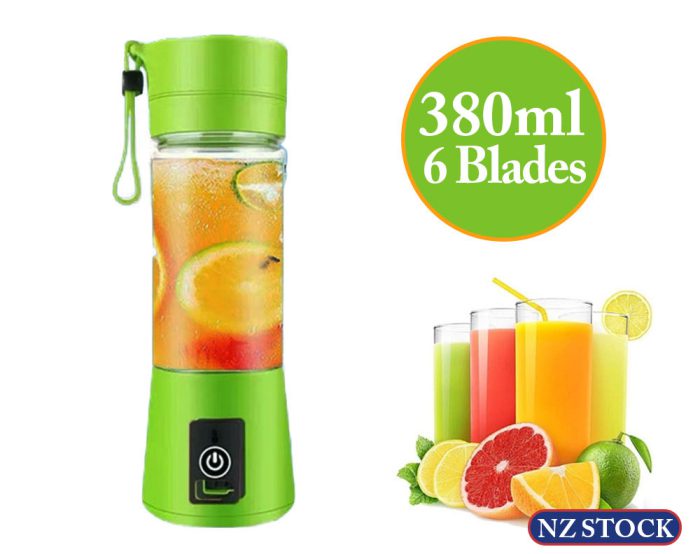 PORTABLE BLENDER 6 BLADES - LIGHT GREEN