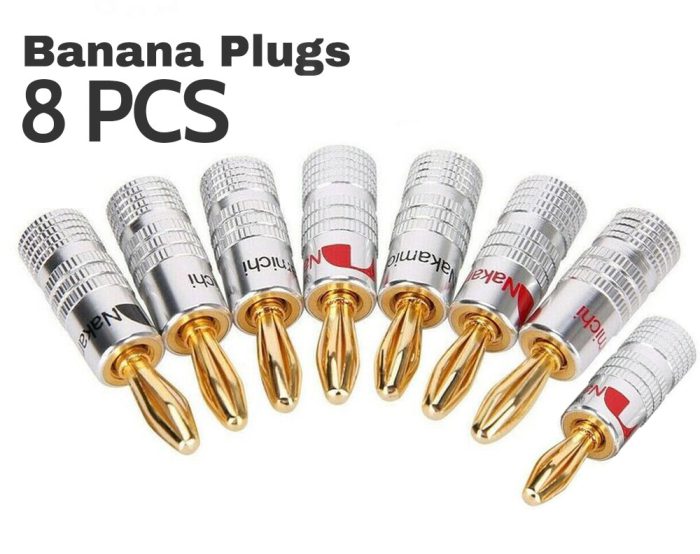 NAKAMICHI BANANA PLUGS X 8