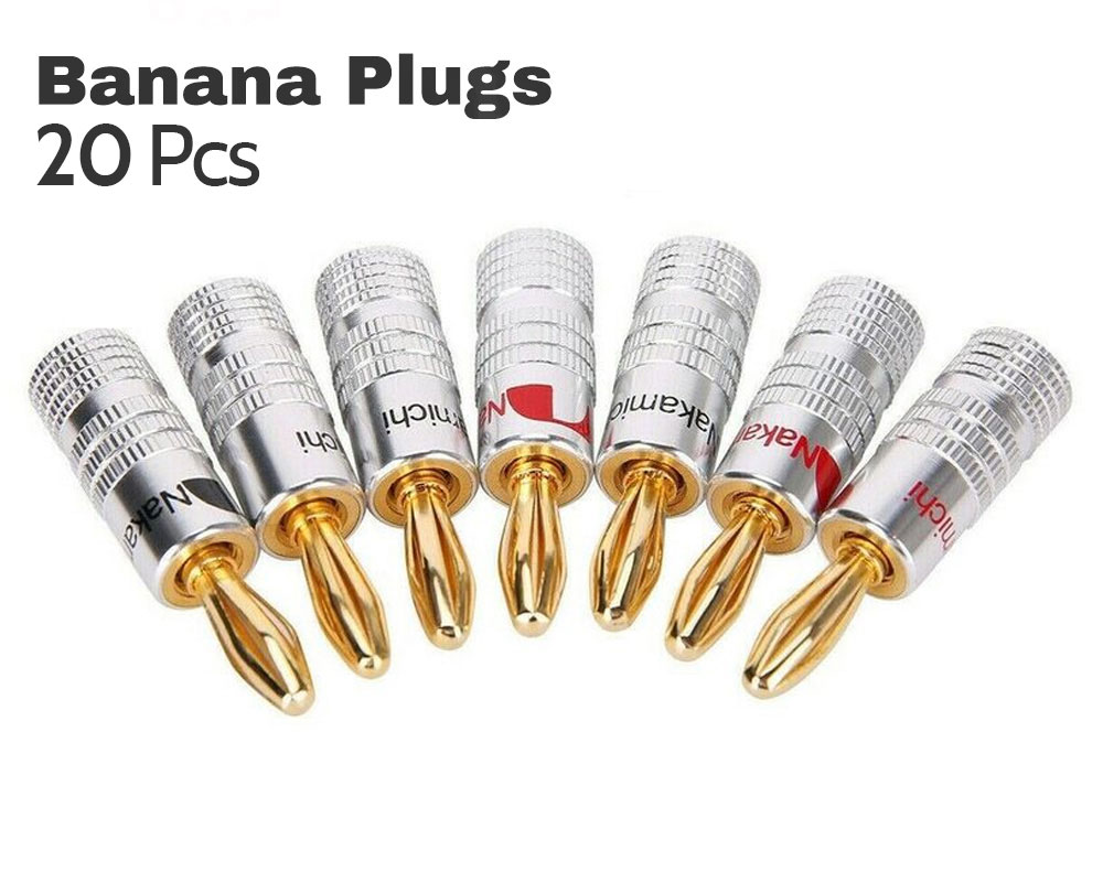 NAKAMICHI BANANA PLUGS X 20