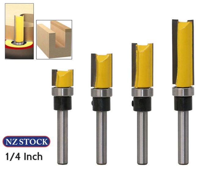 FLUSH TRIM ROUTER BIT 1/4 INCH