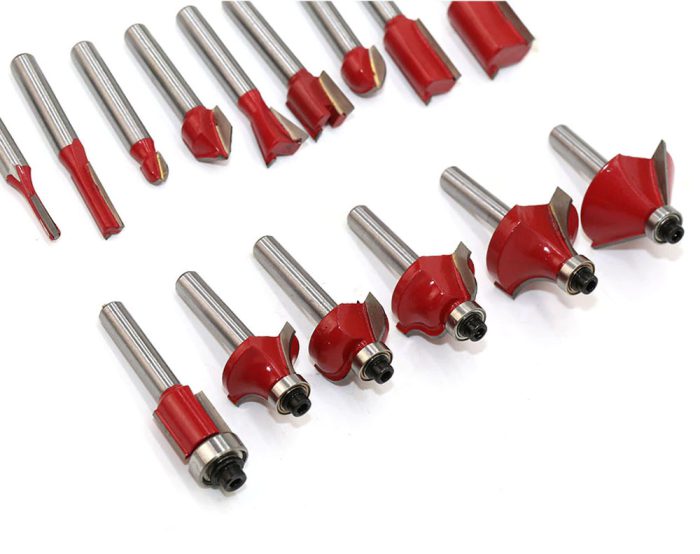 15PCS ROUTER BIT SET 1/4" SHANK