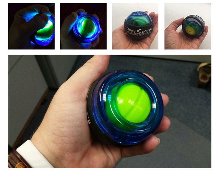 GYROSCOPE FORCE BALL LED - BLUE