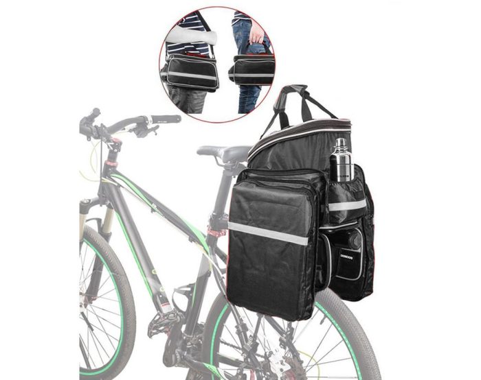 BIKE PANNIER BAG 25L BLACK