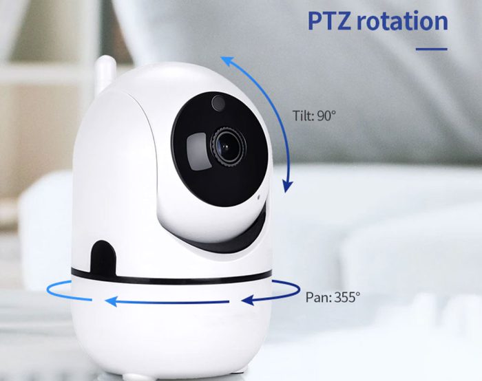 WIRELESS SECURITY CAMERA 1080P WHITE