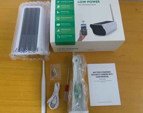 WIRELESS SECURITY CAMERA SYSTEM 100% WIRE FREE SOLAR CAMERA