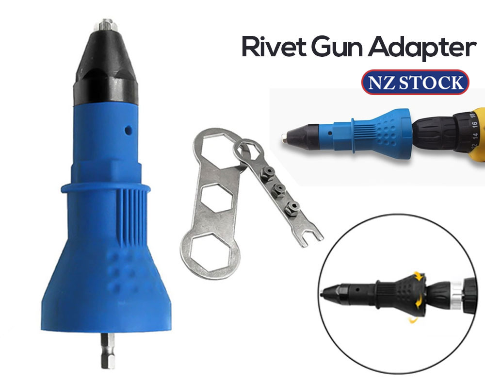 RIVET DRILL ADAPTER NUT TOOL