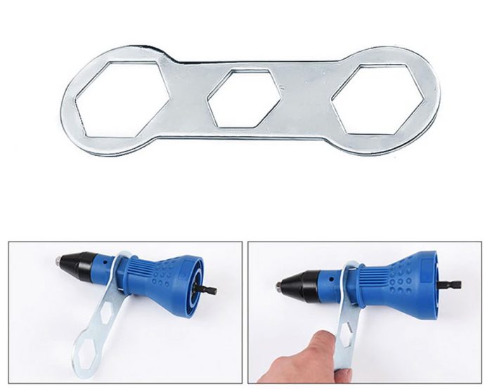 RIVET DRILL ADAPTER NUT TOOL