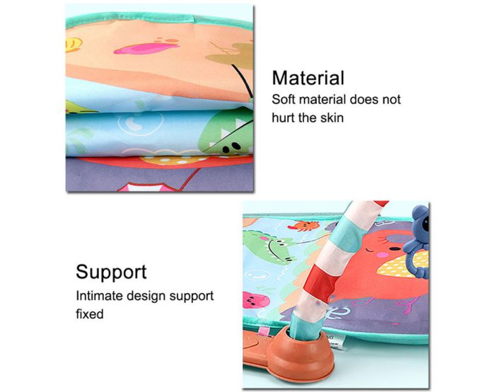 Baby Play Mat With Toys Orange