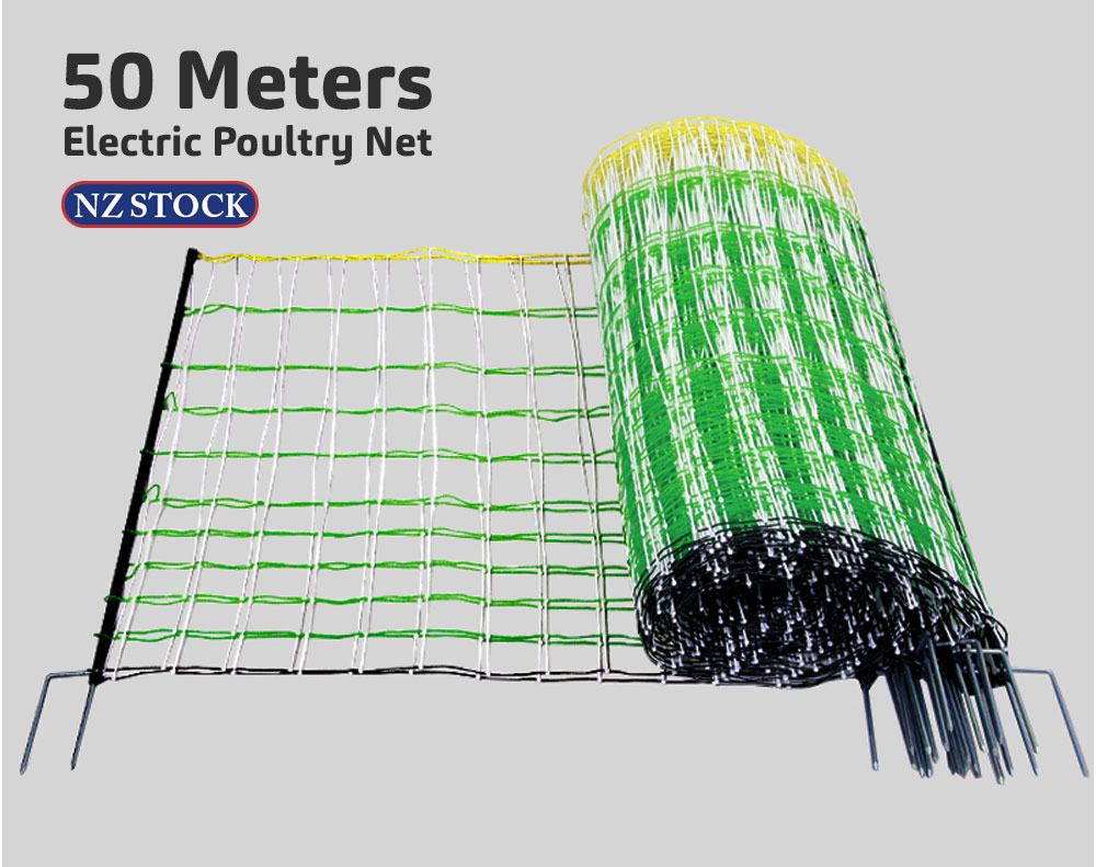 Electric Fence Netting 90cm H x 50M L