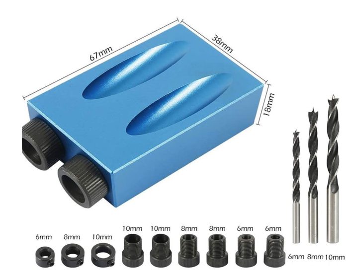 Pocket Hole Jig Drill Joinery Screw Kit - 15Pcs