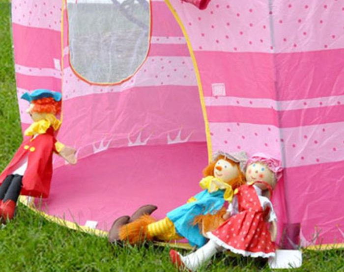 Pink Kids Play Tent