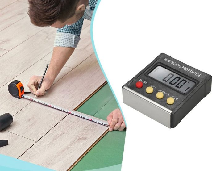 DIGITAL PROTRACTOR ANGLE RULER LEVEL METER