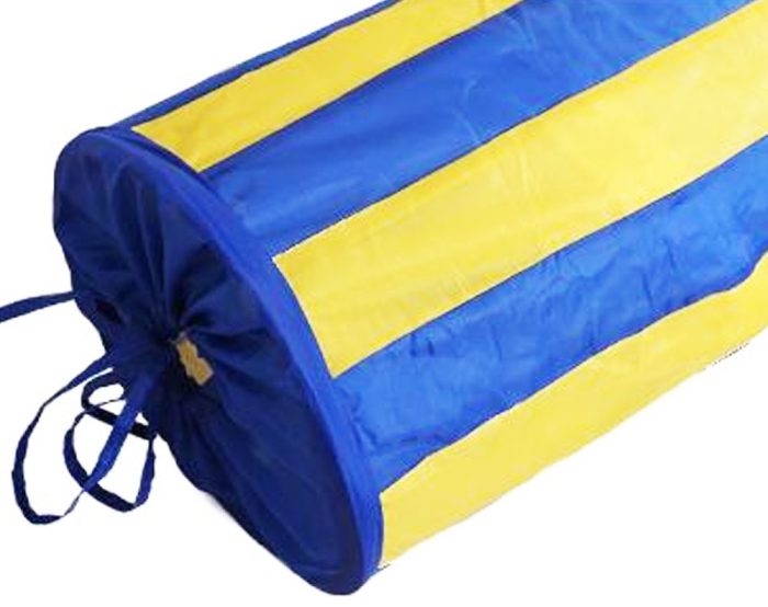 Pet Cat Tunnel Blue/Yellow