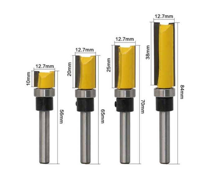 FLUSH TRIM ROUTER BIT 1/4 INCH