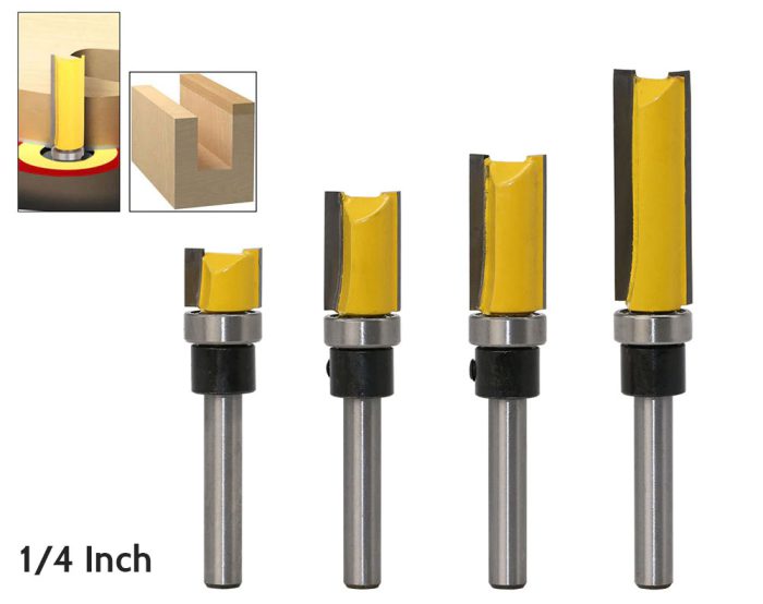 FLUSH TRIM ROUTER BIT 1/4 INCH