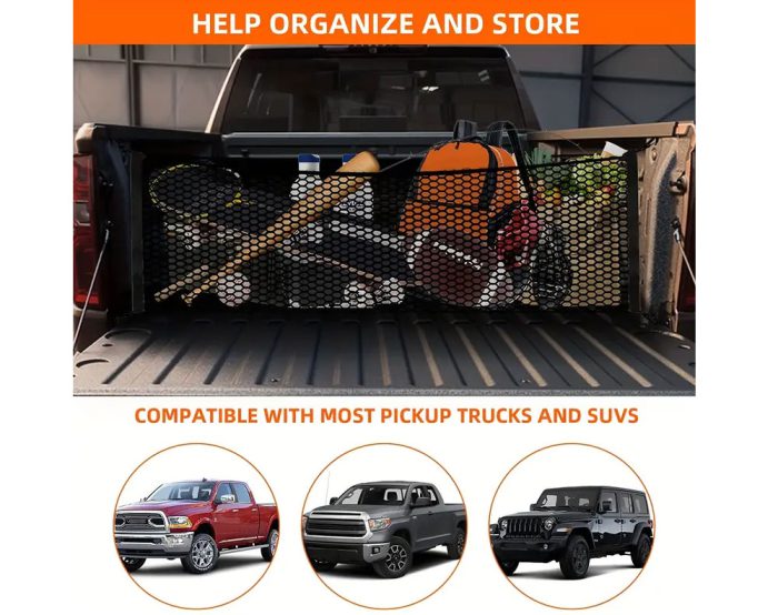 Car Cargo Storage Net + Hook