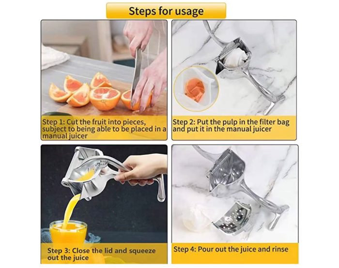 Manual Fruit Juicer Squeezer Press Extractor