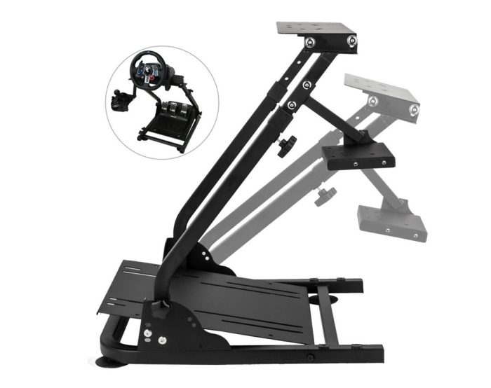 Adjustable Gaming Simulator Wheel Stand