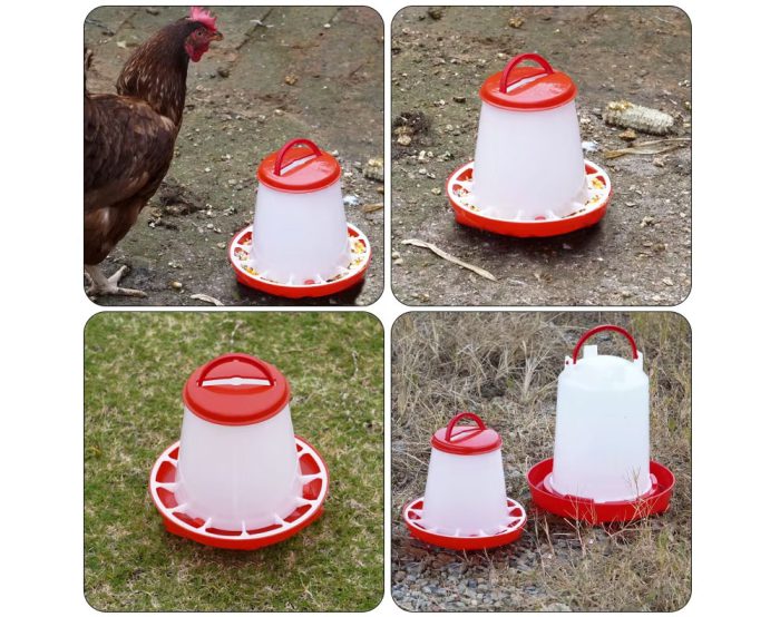 CHICKEN DRINKER 6L & 3KG FEEDER