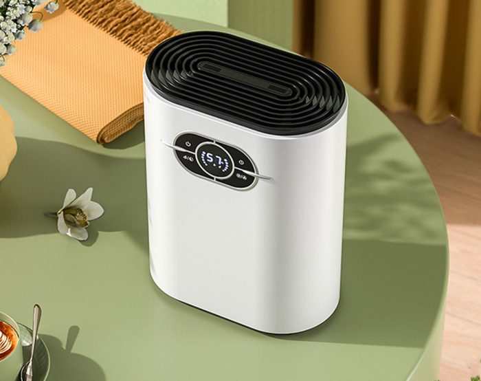 1200ML Mini Dehumidifier LED Display Air Dryer Home Moisture Absorber Machine