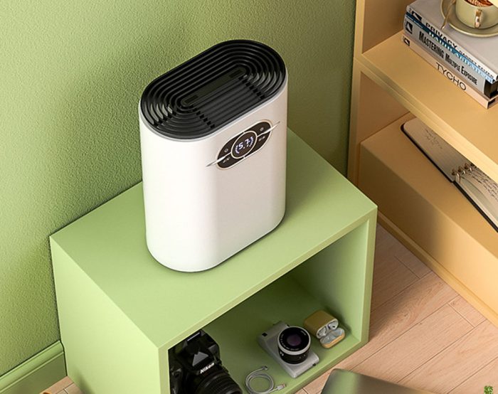 1200ML Mini Dehumidifier LED Display Air Dryer Home Moisture Absorber Machine