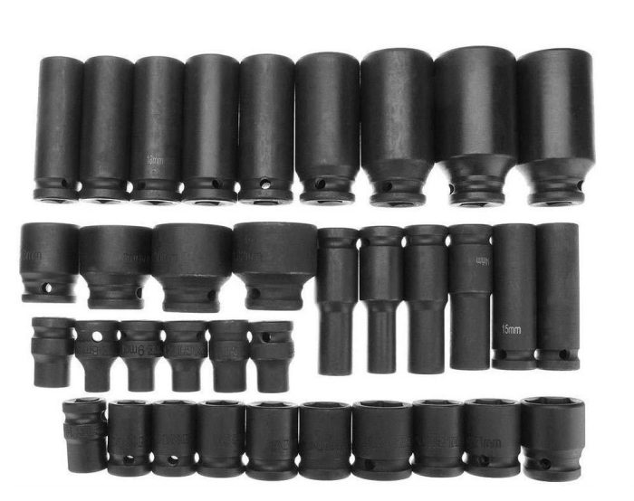 Air Impact Socket Sets 35pcs