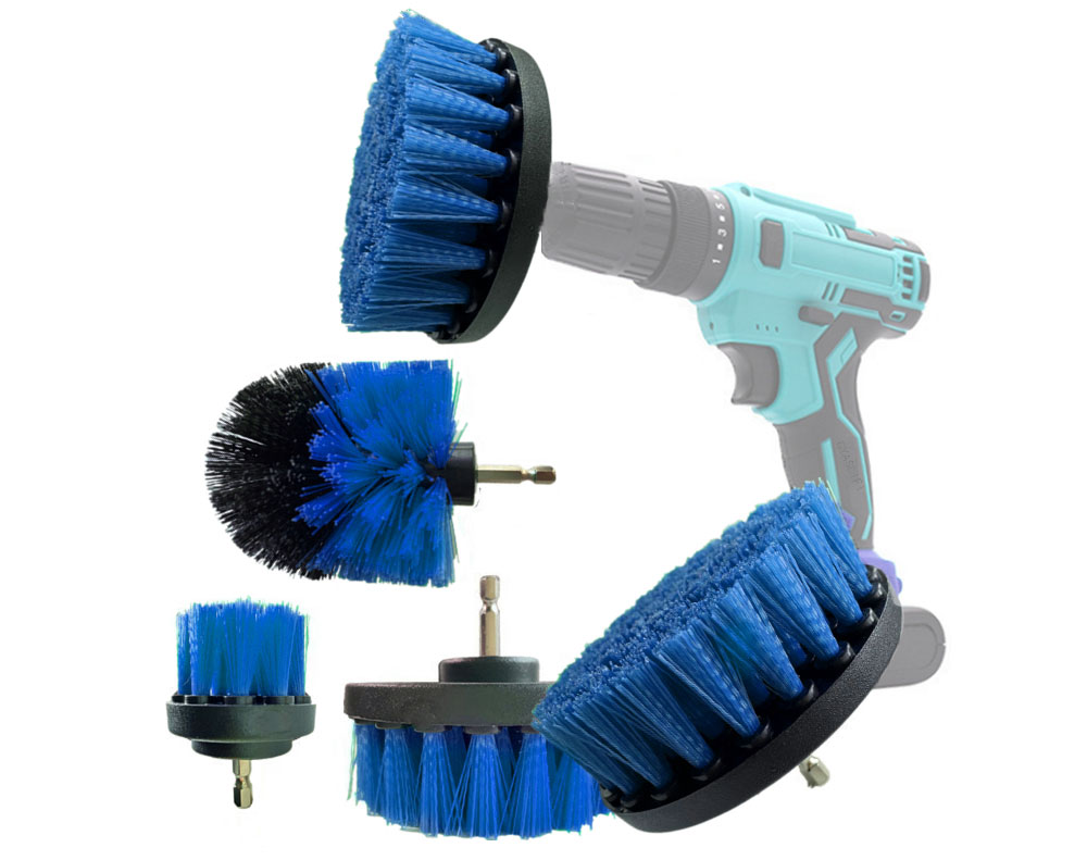 Drill Brush 30Pcs Blue