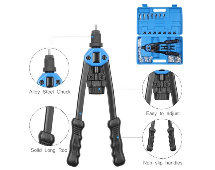 Nutsert Gun M3-12 Nut Rivet Riveter Kit