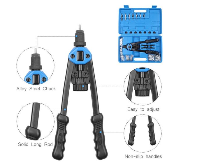 Nutsert Gun M3-12 Nut Rivet Riveter Kit