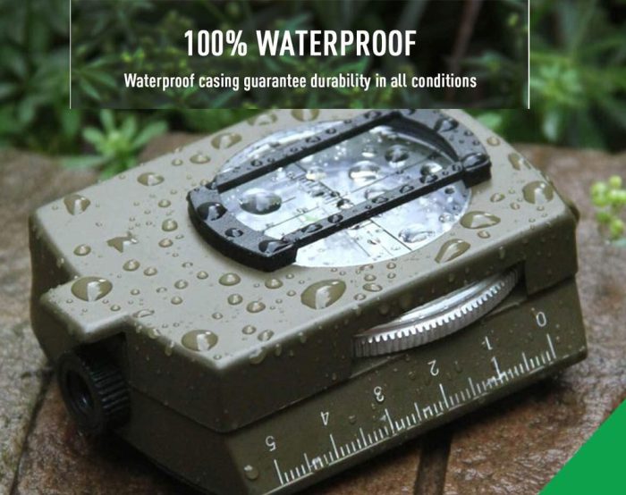 Compass Waterproof Hiking Military