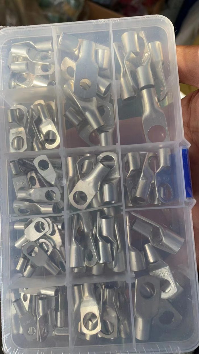 100 PCS Copper Lug Ring Wire Connectors Terminal