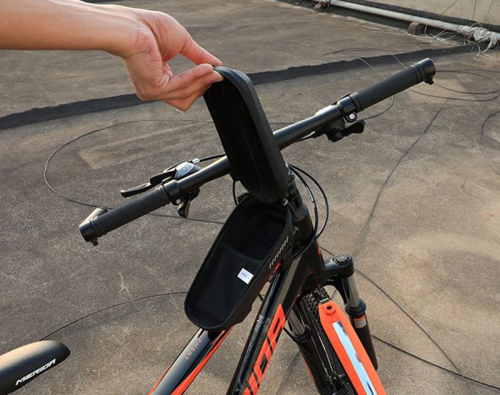 Bike Phone Mount Saddle Bag