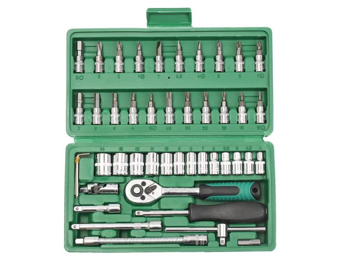 Spanners Socket Set 46Pcs