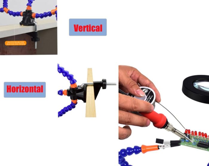 Soldering Station Handheld Magnifier