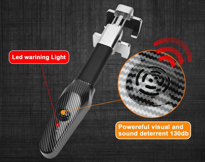 2 in 1 Steering Wheel Lock