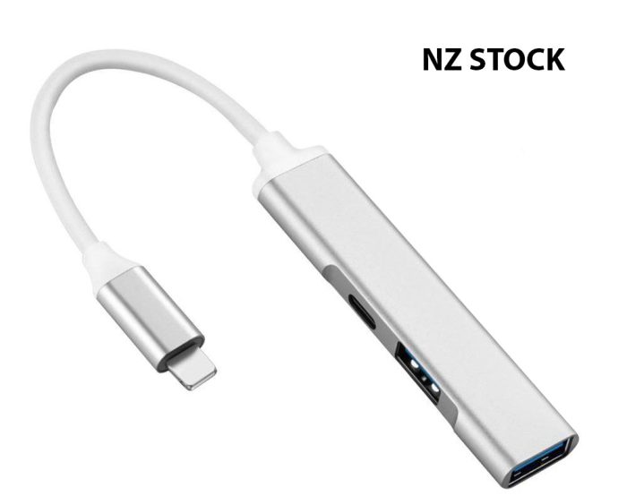 Lightning To USB 3 Port OTG adapter