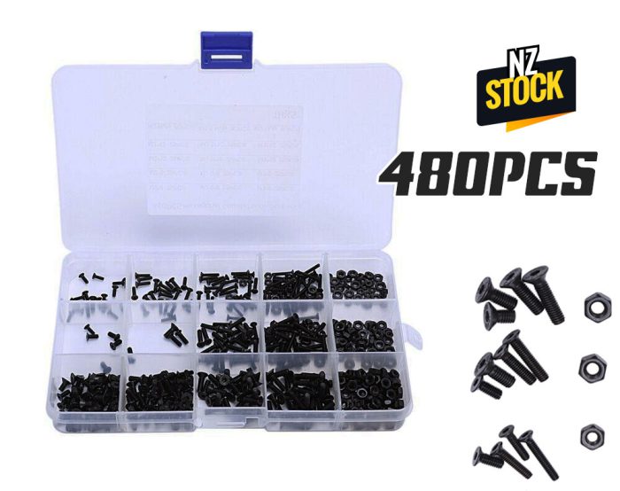 M2 M3 Countersunk Screws 480pcs