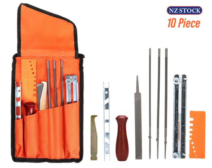 10Pcs Chainsaw File Filing Kit